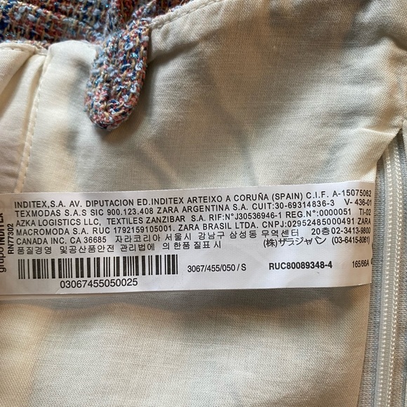 NWT Zara Checkered Crop Top, Size S - Picture 12 of 12